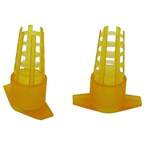 Triangle-Box - Plastic Bee Queen Cage Protective Cover Cell Protector Cages Beekeeping Queen Rearing Beekeeping Equipment 50 Pcs