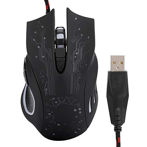 Gaming Mice- Ergonomic Wired Gaming Mouse 3200DPI 6-Key USB Mouse Wired Wired Computer Gaming Mice Computer Accessories for LOL Gaming Mice- Ergonomic Wired Gaming Mouse 3200DPI 6-Key USB Mouse Wired Wired Computer Gaming Mice Computer Accessories for LOL