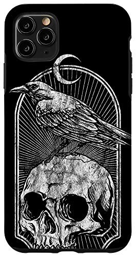 iPhone 11 Pro Max Skull Bull Horn Goth Gothic Occult Emo Satanic Skeleton Case