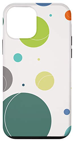 iPhone 12 mini Colorful Modern Circles Art Pattern Cool Novelty Lover Gifts Case