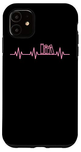 iPhone 11 Books Lifeline Heartbeat Literary Gift for English Teachers Case