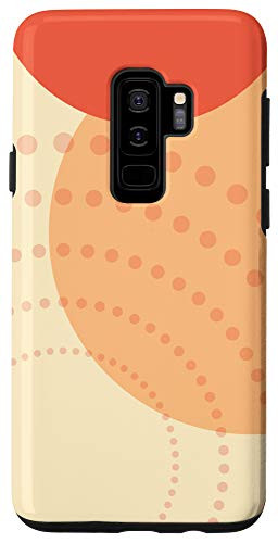 Galaxy S9 Plus Triangle Squares Geometric Abstract Circular Art Gift Case