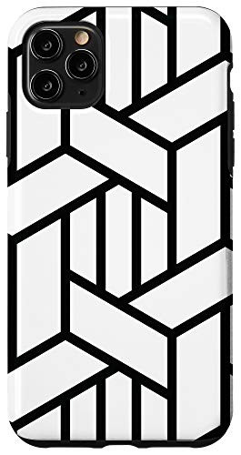 iPhone 11 Pro Max Geometric Noble Simplistic Abstract Triangle Shapes Pattern Case