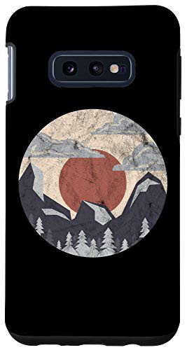 Galaxy S10e Nature Mountain Morning Circle Camping Forest Adventure Gift Case
