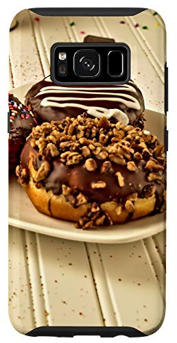 Galaxy S8 Sweet Colorful Donuts Circle Food Sugar Donat Stand Up Case