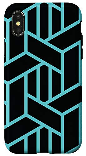 iPhone X/XS Geometric Noble Simplistic Abstract Triangle Shapes Pattern Case