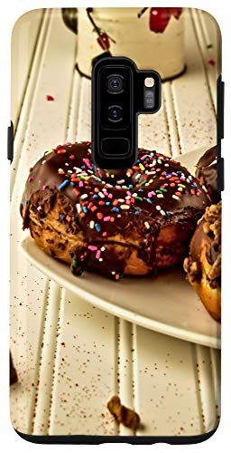 Galaxy S9 Plus Sweet Colorful Donuts Circle Food Sugar Donat Stand Up Case