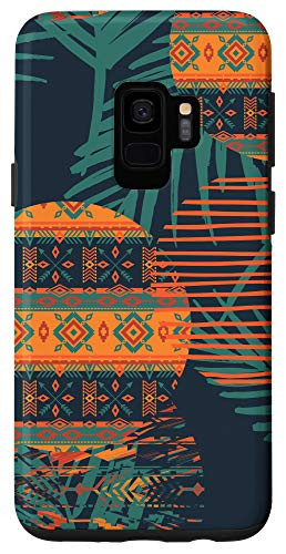 Galaxy S9 Tribal Pattern Abstract Art Ethnic Geometric Design Circle Case