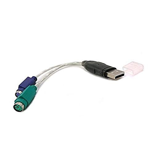 USB to Dual PS/2 PS2 Adapter Cable For PC Computer Keyboard  and  Mouse SENTAK