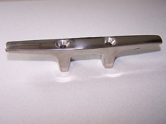 Sea-Dog Line 5-7/8 inch Inch Length Stainless Steel Open Base Cleat SURPLUS 132-3770