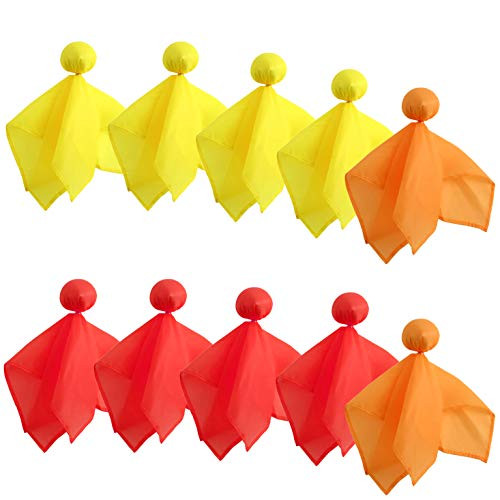 Penalty Flag Party Accessory Tossing Flags Sports Fan Set Penalty Flags Yellow Orange Red -4yellow4red2orange-