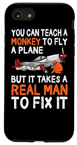 iPhone SE -2020- / 7 / 8 Funny Aircraft Mechanic Saying - Aviation Mechanics Gift Case
