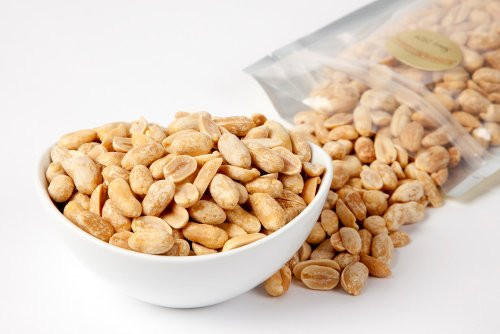 Unsalted Dry Roasted Virginia Peanuts -1 Pound Bag-