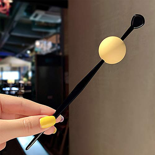 Hair Sticks Japanese Hair Chopsticks Hair Buns Fashion Sweet Cute Hair Pins for Women Long Hair Ball Hairpins Disk Hair Headwear-Yellow-