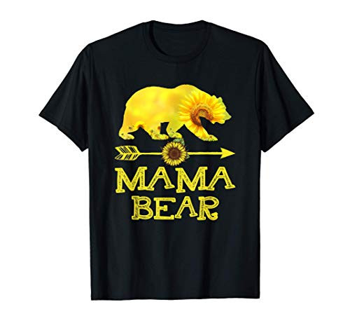 Mama Bear Mothers Day Sunflower Family Gift T-Shirt Mama Bear Mothers Day Sunflower Family Gift T-Shirt
