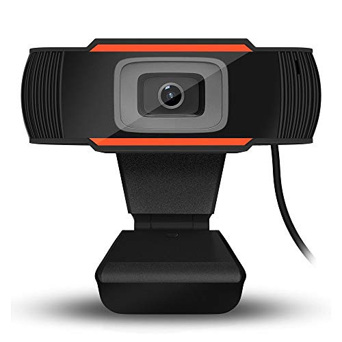 Kiaya Webcam 720P Webcam Computer USB Camera with Microphone for Live Streaming Online Teaching Video Calling Conferencing Gaming
