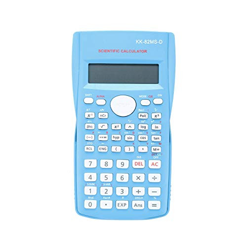 LINGDANG 2-Line Engineering Scientific Calculator 240 Scientific Functions 12-Digit Widescreen Hd Display and Multi-Replay Function Calculator Suitable for School and Business 6x3x0.8inch -Blue- LINGDANG 2-Line Engineering Scientific Calculator 240 Scientific Functions 12-Digit Widescreen Hd Display and Multi-Replay Function Calculator Suitable for School and Business 6x3x0.8inch -Blue-