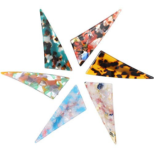 Souarts 6PCS Resin-Hair-Clip Hair Clips for Women Triangle Leopard Print Hair Barrettes Women Girls Resin Acrylic Vintage Alligator Hair Clips Hair Accessories Souarts 6PCS Resin-Hair-Clip Hair Clips for Women Triangle Leopard Print Hair Barrettes Women Girls Resin Acrylic Vintage Alligator Hair Clips Hair Accessories