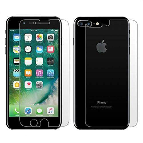 Screen Protector Compatible for iPhone 8 Plus iPhone 7 Plus Front Back Tempered Glass Screen Protector Anti Scratch HD Clear Front Back Screen Protector -5.5 inch-