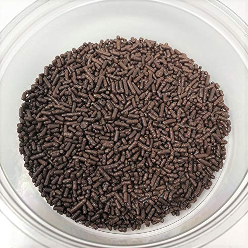 Sprinkles Chocolate Dark Brown Jimmies Bakery Topping 1 pound