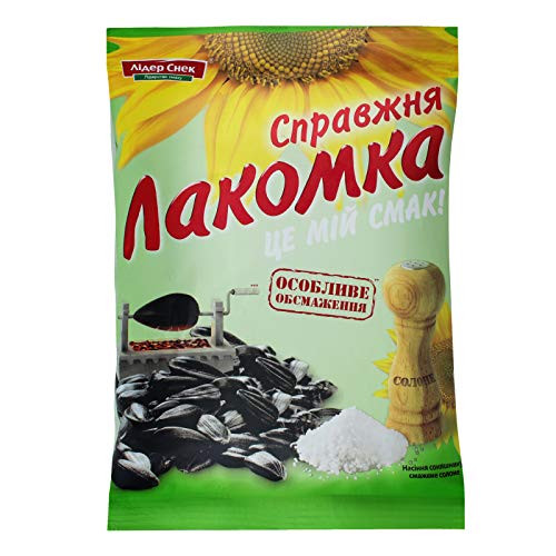 Sunflower Seeds  inchSpavzhnya Lakomka Ukraine inch Roasted Salted 180g -6.35 Oz- Pack Of 4
