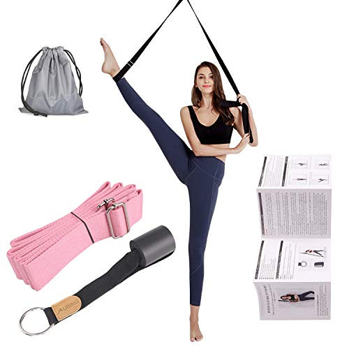 UBING Leg Stretcher Door Flexibility Trainer Over The Door Strech Strap for Flexibility Splits Trainer for Dance Ballet Cheer Gymnastics Taekwondo Stretching