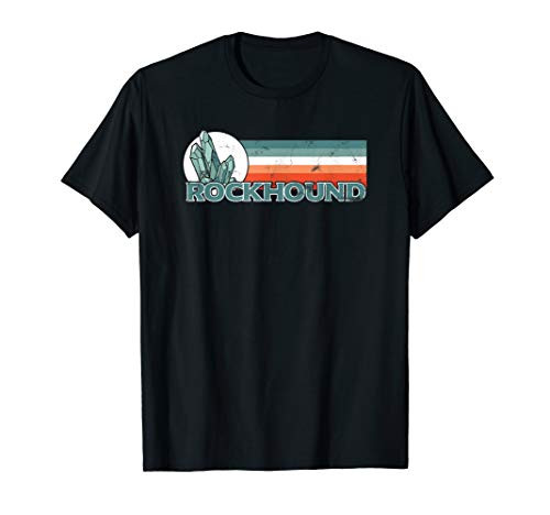 Rock Collector Rockhound Crystal Hunting Vintage Geology T-Shirt