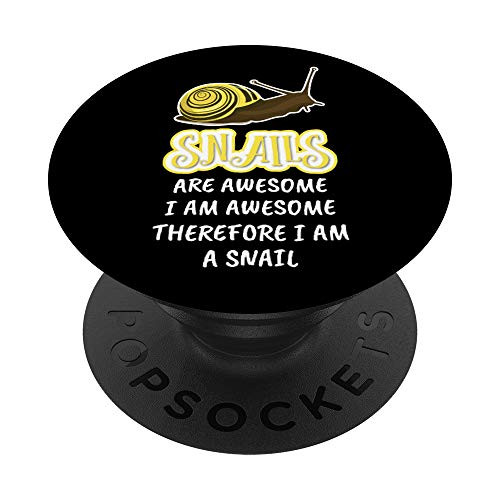 Snails Are Awesome Slug Clothes Outfit Gift Snail PopSockets Grip and Stand for Phones and Tablets Snails Are Awesome Slug Clothes Outfit Gift Snail PopSockets Grip and Stand for Phones and Tablets