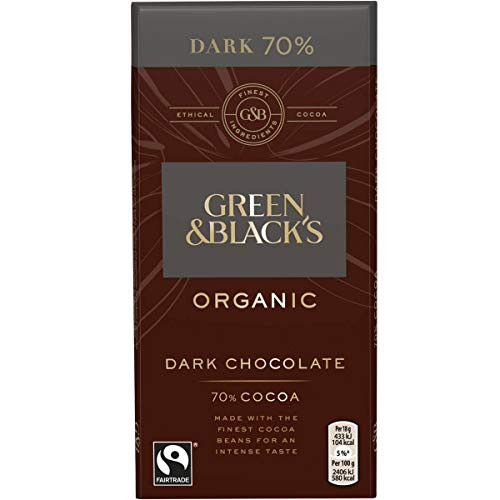 Green  and  Blacks Organic Fairtrade Dark Chocolate - 70 percent Cocoa -100g-