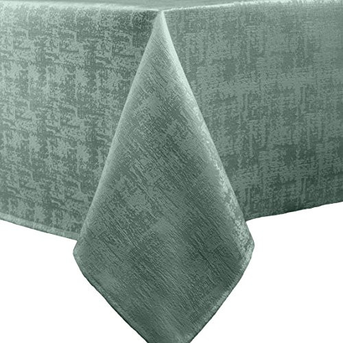 Benson Mills Jacquard Glacier Fabric Tablecloth 52x70 inch Azure