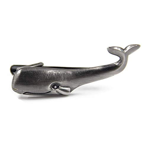 Vcufflinks Whale Unique Tie Clasps  and  Tie Clip Tie Bar Tie Pin