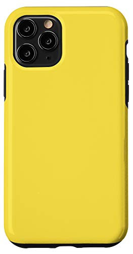 iPhone 11 Pro Vividly Illuminating Yellow Solid Color Case