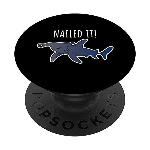 Nailed It Hammerhead Shark Clothes Outfit Gift Sharks PopSockets Grip and Stand for Phones and Tablets