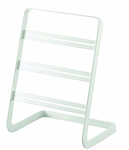 YAMAZAKI home Tower Earring Stand, White