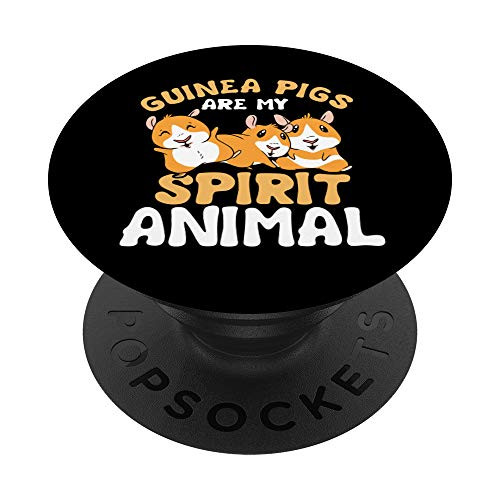 Guinea Pigs Are My Spirit Animal Clothes Gift Guinea Pig PopSockets PopGrip Swappable Grip for Phones  and  Tablets
