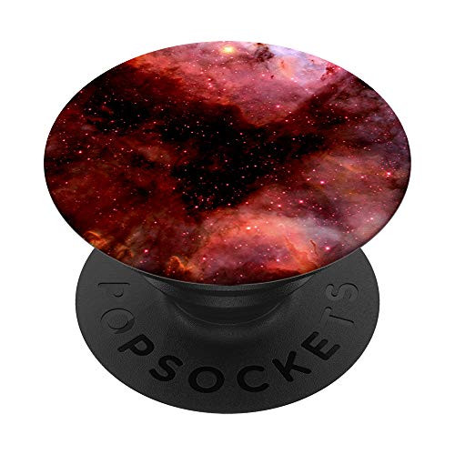 Yellow Orange Red Maroon Brown Galaxy Space AEH183 PopSockets PopGrip Swappable Grip for Phones  and  Tablets