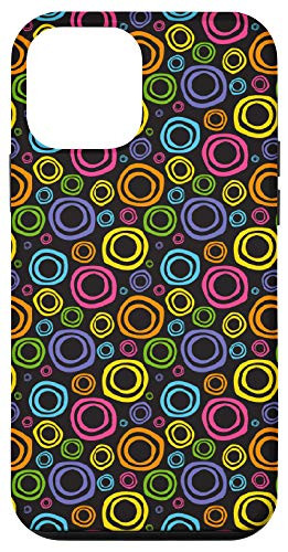 iPhone 12 mini Rainbow Circle Pattern Cute Multicolor Colorful Case
