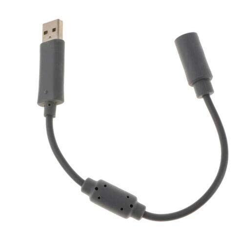 hudiemm0B Breakaway Cable 23cm USB Dongle Breakaway Connection Cable Cord Adapter for Xbox 360 Controller