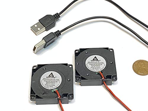 2 X USB PLUG 40mm 5v fan Brushless Exhaust Centrifugal Blower 4010s C35
