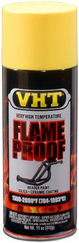 VHT SP108 FlameProof Coating Flat Yellow Paint Can - 11 oz.