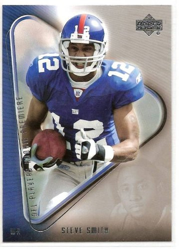 2007 Upper Deck NFL Players Rookie Premiere 27  Steve Smith -RC- - New York Giants - Football Card - Mint Condition- Shipped in protective display case