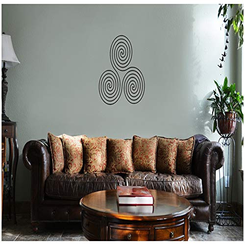 Celtic Circle Swirls Vinyl Wall Mural Decal -Black- - Peel and Stick Sticker - Auto Wall Laptop Cell Truck Sticker for Windows Cars Trucks Celtic Circle Swirls Vinyl Wall Mural Decal -Black- - Peel and Stick Sticker - Auto Wall Laptop Cell Truck Sticker for Windows Cars Trucks