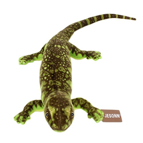 Jesonn Realistic Soft Stuffed Animals Toy Lizard Plush for Kids' Gifts,Green,33.5" or 85CM,1PC Jesonn Realistic Soft Stuffed Animals Toy Lizard Plush for Kids' Gifts,Green,33.5" or 85CM,1PC