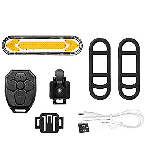 bobotron Bicycle Bike Light Remote Turn Signal Bicycle Tail Light for Bicycle USB Rechargeable Rear Light Bike LED Safety Warning