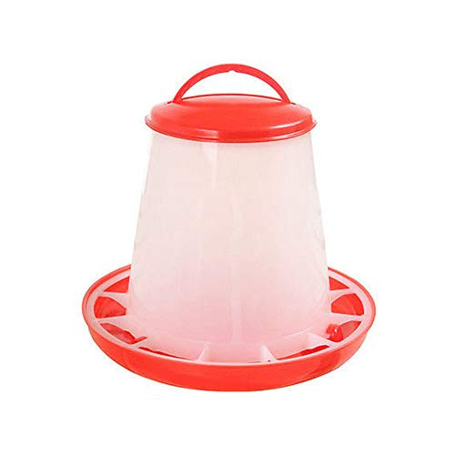 guohanfsh Durable Plastic Chicken Quail Poultry Chick Hen Drinker Food Feeder Waterer Bucket guohanfsh Durable Plastic Chicken Quail Poultry Chick Hen Drinker Food Feeder Waterer Bucket