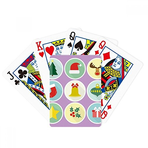 DIYthinker Circle Christmas Tree Green Illustration Poker Playing Magic Card Fun Board Game
