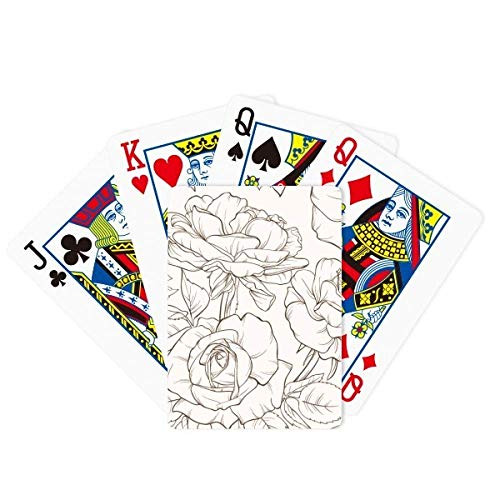 Line Drawing Drawing Art Plant Poker Playing Magic Card Fun Board Game