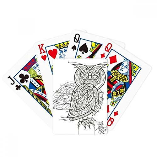 DIYthinker Bird Paint Flying Line Black Poker Playing Magic Card Fun Board Game