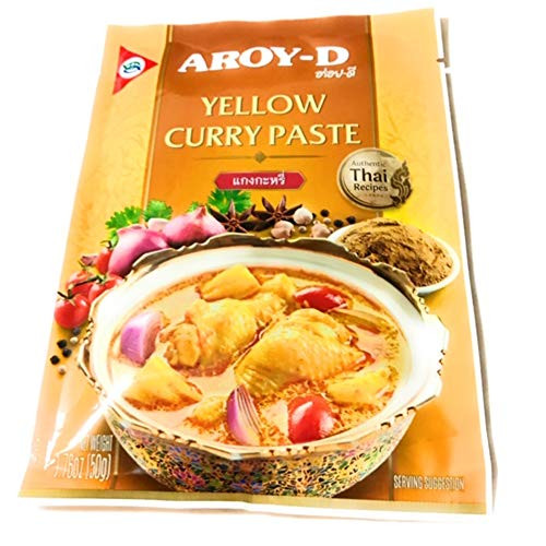 Aroy-D Yellow Curry Paste 1.76 oz or 50g Aroy-D Yellow Curry Paste 1.76 oz or 50g