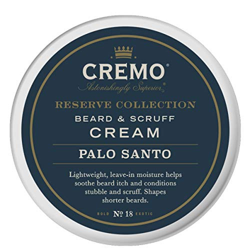 Cremo Palo Santo Reserve Collection Beard and Scruff Cream 4 Ounce - Styles and Reduces Beard Itch Cremo Palo Santo Reserve Collection Beard and Scruff Cream 4 Ounce - Styles and Reduces Beard Itch
